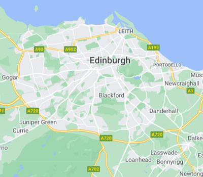 map of Edinburgh